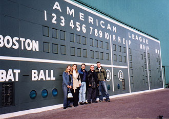 The Green Monster at Fenway Park