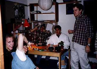 Dorm Party in Copenhagen, Denmark